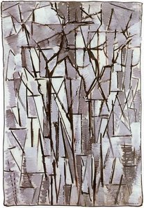 Composition Trees II by Piet Mondrian